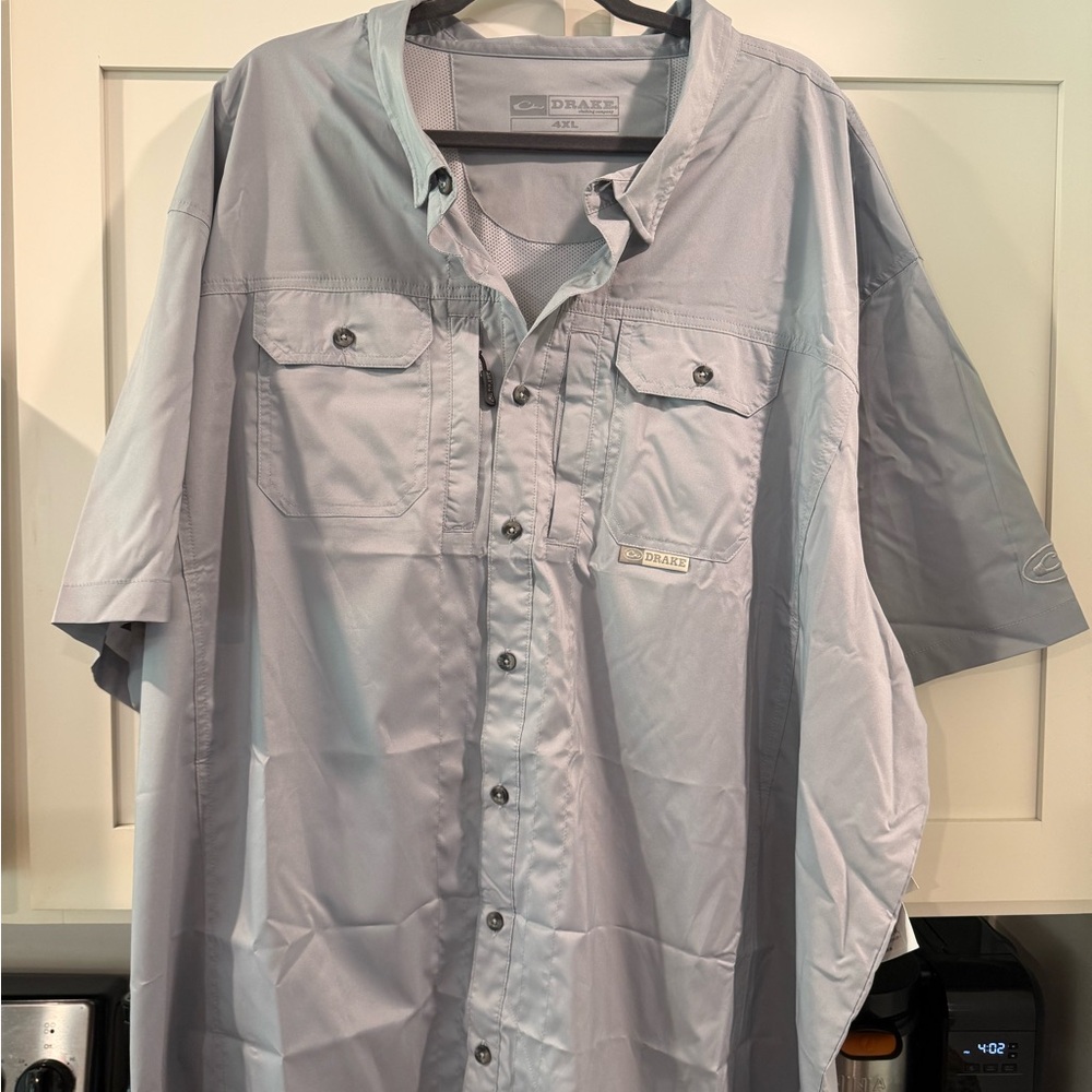 Drake Quarry Gray Wing Shooter Shirt